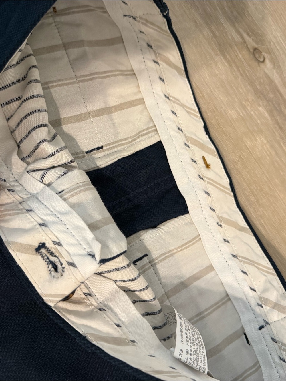 Zara Men's Dark Navy Chinos - Picture 4 of 7